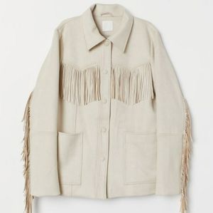 NEW H&M Fringe jacket